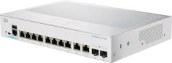 Cisco CBS350-8T-E-2G Gestionat L3 Switch cu 8 Porturi Gigabit (1Gbps) Ethernet