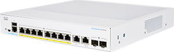 Cisco CBS350-8FP-E-2G Managed L3 Switch με 8 Θύρες Gigabit (1Gbps) Ethernet