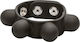 Calexotics Weighted Ball Stretcher Silicone Ring Cock Silicone Black SE-1413-50-3