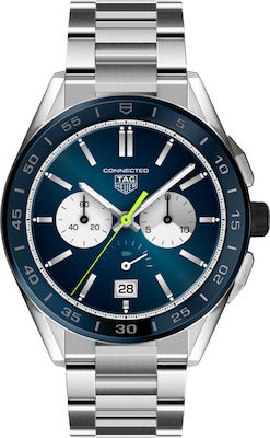 TAG Heuer Connected 45mm Steel Case Steel Bracelet Skroutz.gr