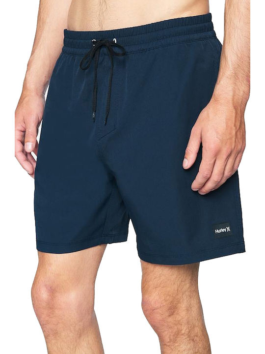 Hurley One And Only Solid Volley Herren Badebekleidung Shorts Marineblau