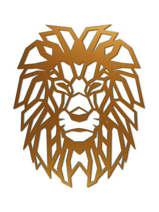 Polihome Decorativ de Perete din Plastic Lion 48x2x60cm 1pcs