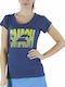 Babolat Exercise Message Women's T-shirt Blue