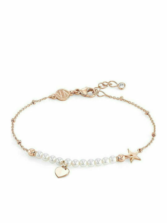 Nomination Damen Armband Melodie mit Design Herz aus Silber Vergoldet