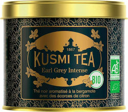 Kusmi Tea Negru Ceai Produs organic Earl Grey Intense 100gr 1buc