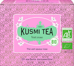 Kusmi Tea Verde Ceai Produs organic Rose 20 Pungi 1buc