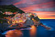 Night View Five Fishing Village Puzzle 2D 1000pcs 851