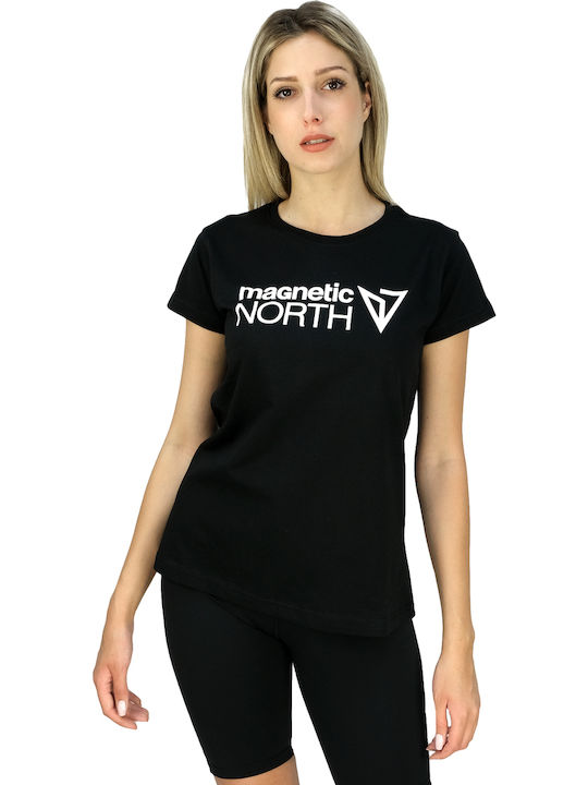 Magnetic North Γυναικείο Αθλητικό T-shirt Μαύρο