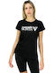 Damen T-Shirt Schwarz