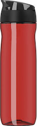 Timolino Omni Tritan Hydration Bottle Venti Water Bottle Plastic 600ml Red