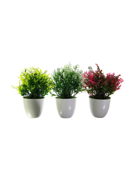 Viosarp Artificial Plant in Small Pot 23cm 1pcs (Various Colors)