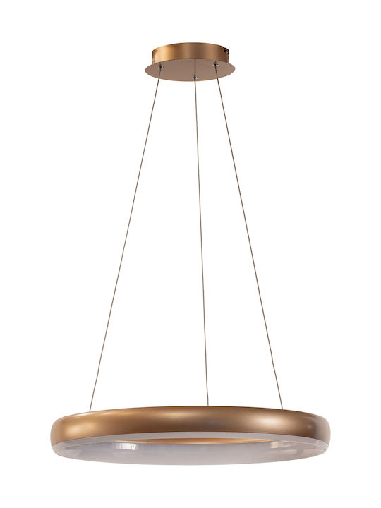 Ravenna Eternity Pendant Lamp with Built-in LED Gold