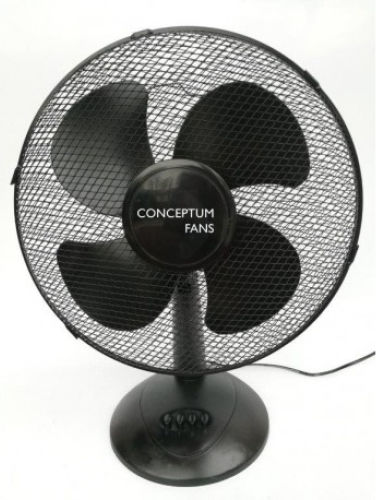 Conceptum CF-403 Настолен Вентилатор 55W С Диаметър 40см Черен