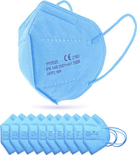 Weikang FFP2 NR Filtering Half Mask Γαλάζιες 100τμχ