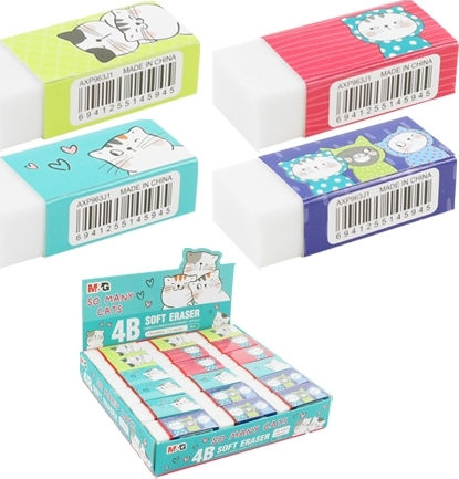 M&G Eraser for Pencil and Pen Cats (Μiscellaneous colours) 1pcs
