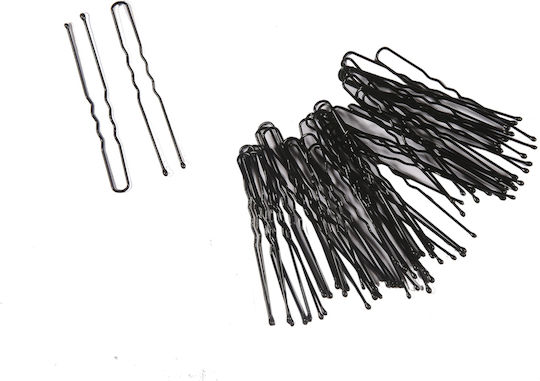 Ro-Ro Accessories Απλά Τσιμπιδάκια Μαλλιών Μαύρα 40τμχ