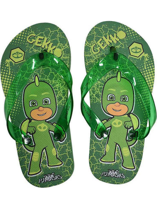 Kinder Flip Flops Grün PJ Masks