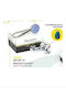 Axon Yellow Line Mixing Bathtub Shower Faucet Complete Set Silver