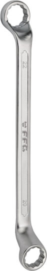 FFG Doppelter Polygon-Schlüssel Gebogen Größe 20x22mm