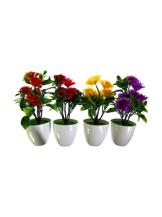 Viosarp Изкуствено Растение в Саксийка 26см 1бр (различни цветове)