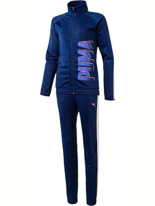 Kinder Sweatpants Set - Jogginganzug Blau 2Stück Graphic Poly