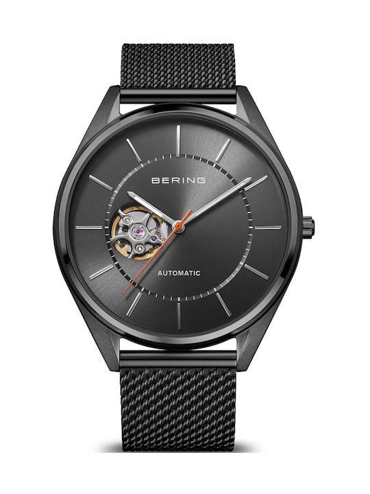 Bering Time Automamatic Uhr Automatisch mit Schwarz Metallarmband