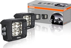 Osram Cube VX80-SP Τετράγωνοι Προβολείς Αυτοκινήτου LED Universal 12V 7.5W 114cm 2τμχ