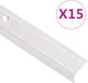 vidaXL Profil Aluminium für Treppen Profil Trep...
