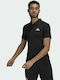 Adidas Heat Ready Tennis Ανδρική Μπλούζα Polo Κοντομάνικη Μαύρη