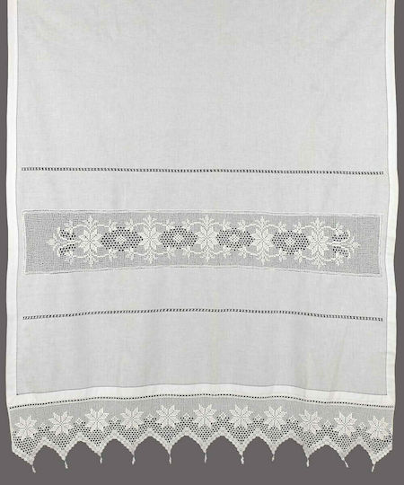 Silk Fashion Перде за Прозорец с Тунел 021 Екрю 90x130см