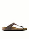 Gizeh Birko-Flor Nubuck Women's Anatomic Sandals Mocha Narrow Fit