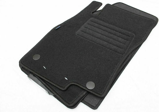Petex Σετ Μπροστινά και Πίσω Πατάκια 4τμχ για Fiat Punto Evo 2009+ Μαύρα