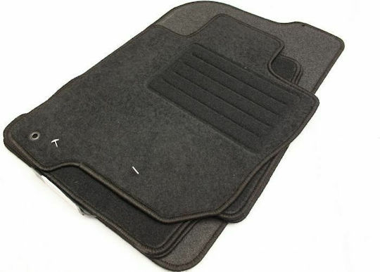 Petex Set of Front and Rear Mats 4pcs for Mitsubishi L200 2006 Black