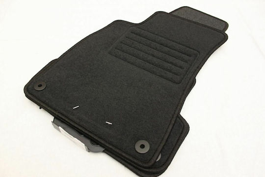 Petex Σετ Μπροστινά και Πίσω Πατάκια 4τμχ για Audi A4 2001-2007 Μαύρα