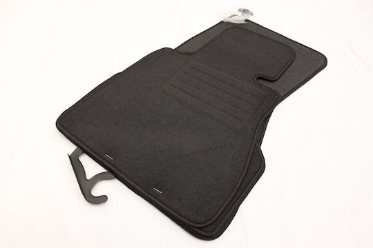Petex Set of Front and Rear Mats 4pcs for BMW Series 7 2001-2008 Black
