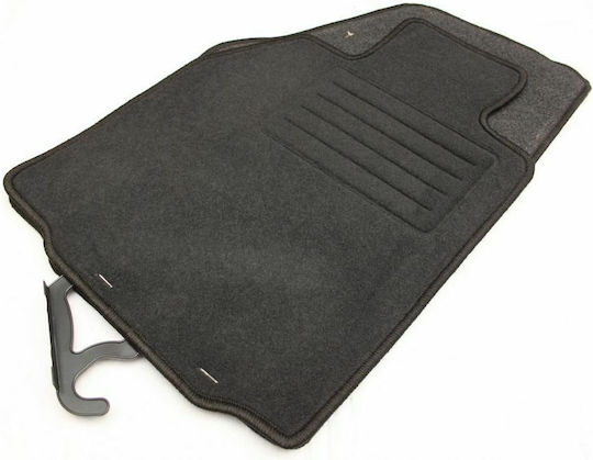 Petex Μπροστινά Πατάκια 2τμχ για Porsche Boxster 2005-2013 Μαύρα