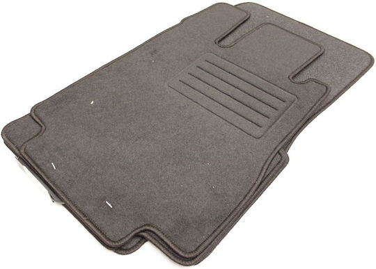 Petex Set of Front and Rear Mats 4pcs for Mercedes-Benz S 1998-2005 Black