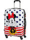 American Tourister Disney Legends Minnie Kids Medium Hard Multicolour Suitcase with 4 Wheels Height 65cm