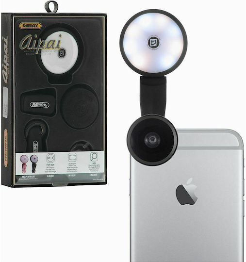 Remax Aipai Clip Camera Fish Eye Phone Camera Lens Set Fisheye 50x