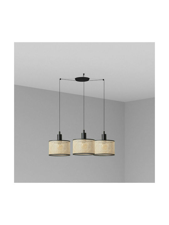 Faro Barcelona Pendant Light Three-Light for Socket E27 Beige