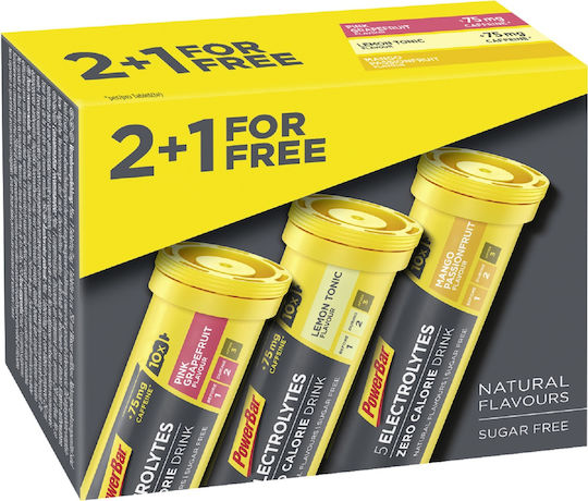 PowerBar 5 Electrolytes Multi Pack Multiflavoured 3 x 10 Registerkarten