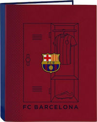 F.C. Barcelona Mappe mit 4 Ringen 4/32 für Papier A4 Rot F.C. Barcelona 1Stück