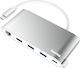 HAMA USB-C Docking Station mit HDMI 4K PD Ethernet Silber (00200111)