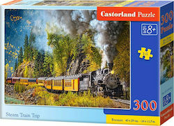 Детски Пъзел Steam Train Trip за 8++ Години 300бр Castorland