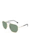 Converse Men's Sunglasses with Gold Metal Frame and Green Lens