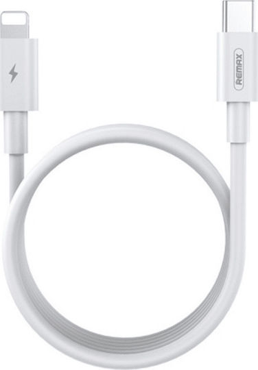 Remax RC-183I USB-C to Lightning Cable 20W Λευκό 2m (11571)