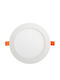 Elvhx Στρογγυλό Χωνευτό LED Panel 18W με Ψυχρό Λευκό Φως 6500K 22.5εκ.