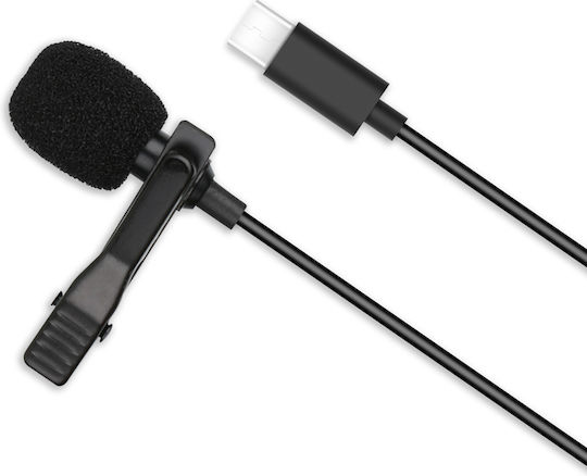 XO MKF02 Wireless Microphone Πέτου, Clip On for Mobile