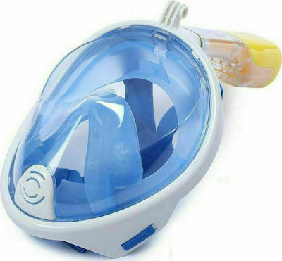 Ocean Silicone Full Face Diving Mask 21301 Μάσκα Θαλάσσης Full Face L-XL Μπλε Blue