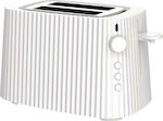 Alessi Plisse Toaster 2 Slots 850W White